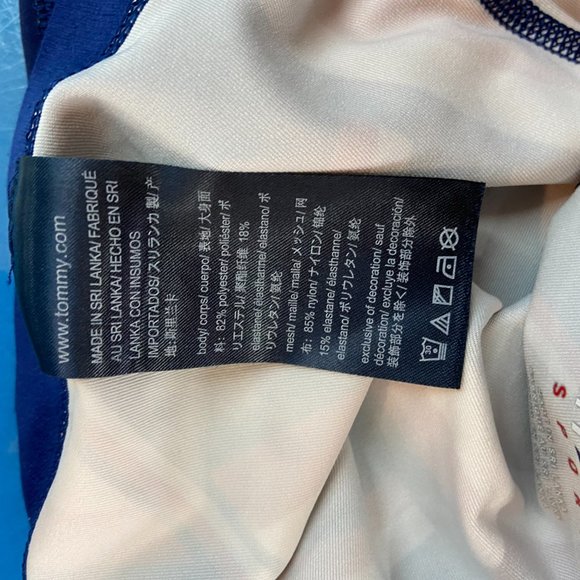 Tommy Hilfiger Sport Pants Women's Leggings Blue/Red- Size Medium - Picture 6 of 6